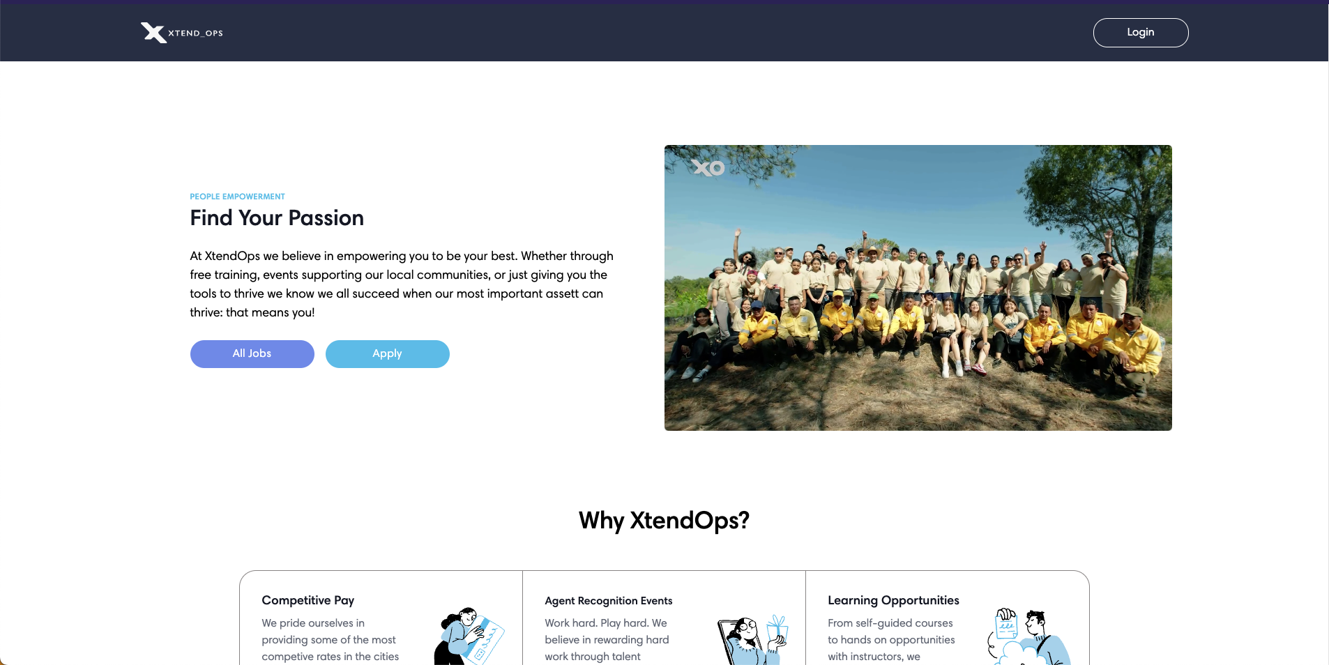 XtendOps Apply Portal